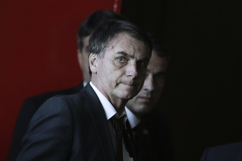 Brasiliens president Jair Bolsonaro. Brasiliens president Jair Bolsonaro.